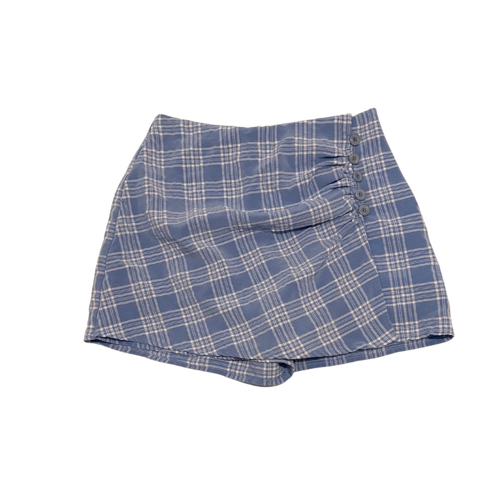 Forever 21 Blue Checkered Women's Skort size S